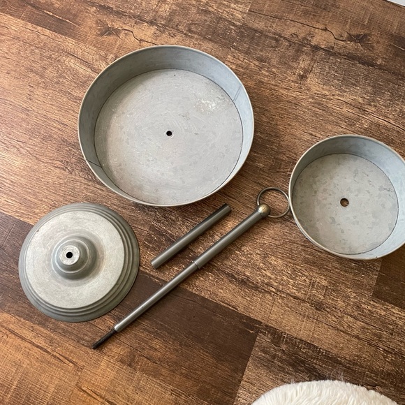 Galvanized 2 Tier Tray - Picture 10 of 10